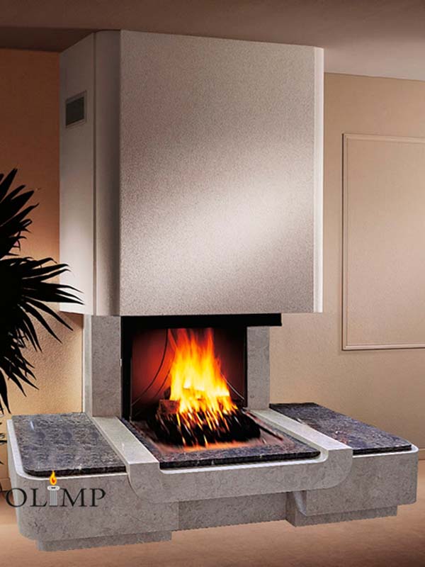 Современный камин Боррезе в интерьере цена