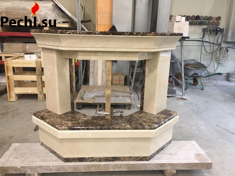 угловая облицовка для камина призма 6957