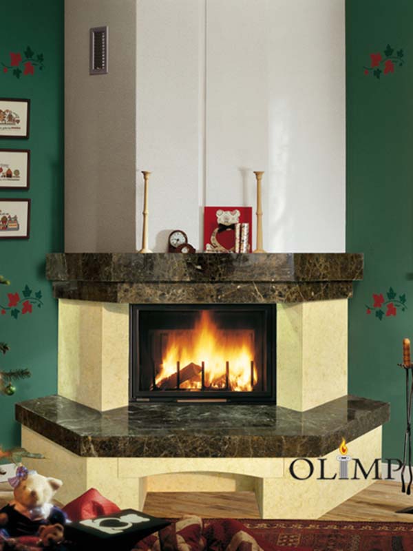 облицовка каминная угловая земфира