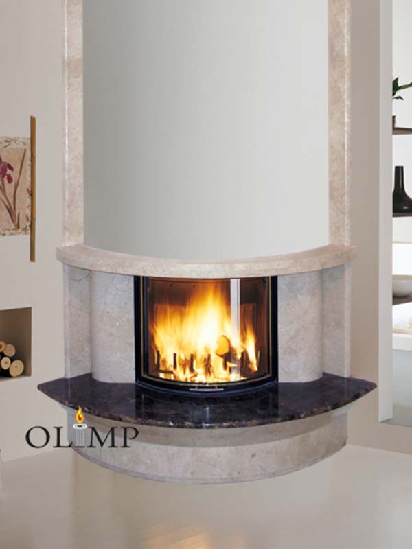 панорамный камин баллиан