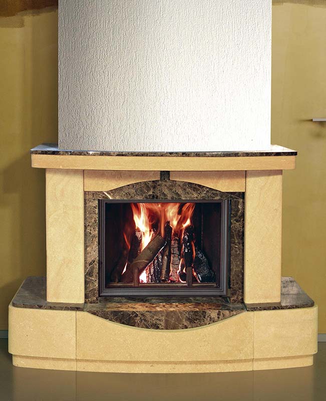 камины ракушечник фото в интерьере