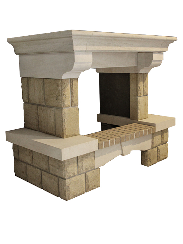 облицовка каминная пирега (песчаник)