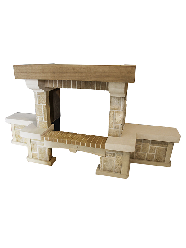 камин брэс (доломит)