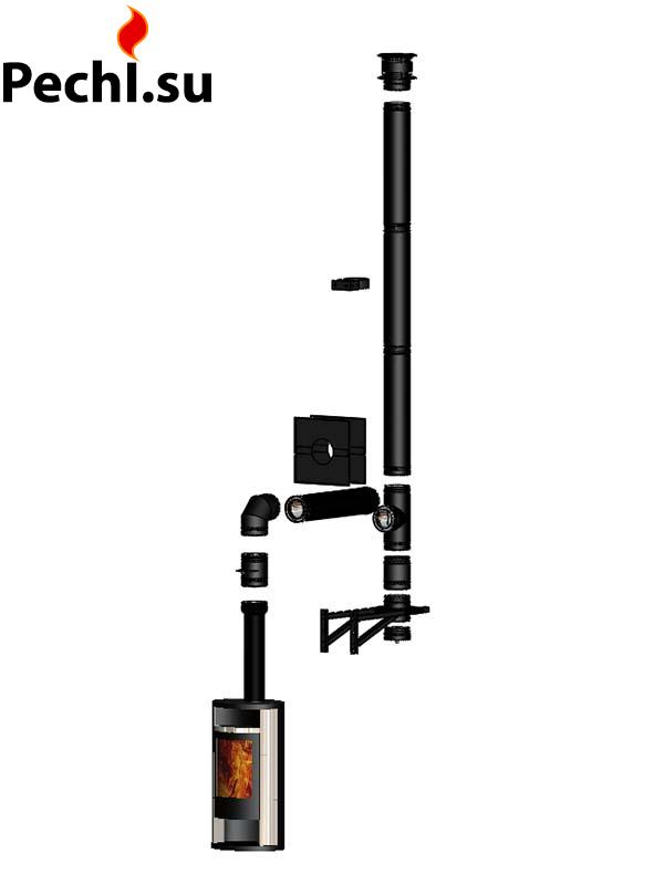 комплект дымохода permeter 25, (фасад), д. 150 - шидель