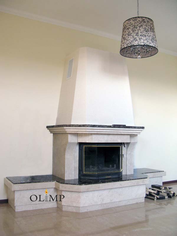 облицовка для камина мауд (с банкетками)