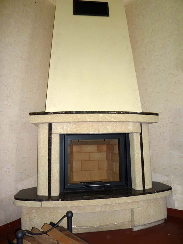 облицовка камина лиль (угловая)